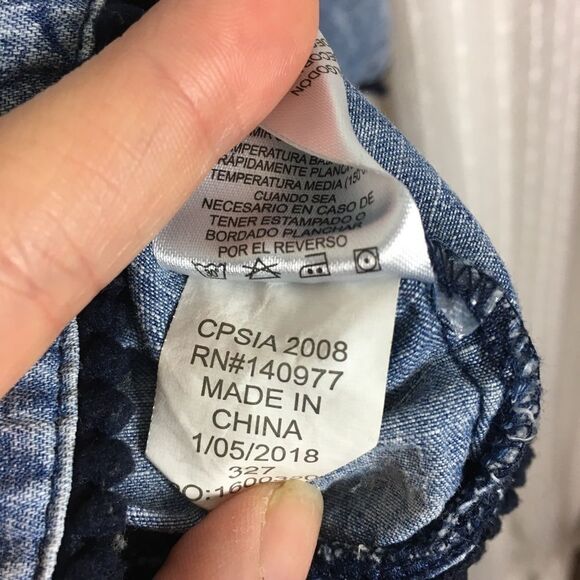 Hudson Embroidered Denim Dress - Picture 7 of 8